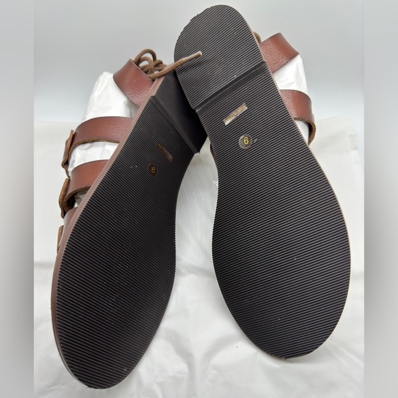 NEW FREE PEOPLE: Faryl Robin - VEGAN - MICA Gladiator Sandals (Sz 9) - Picture 2 of 3